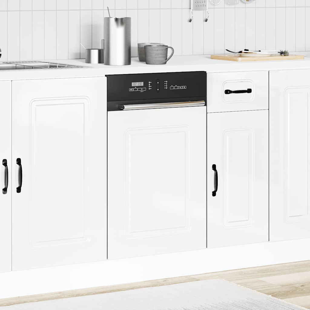 Painel máquina lavar louça kalmar 45x1,5x57 cm branco brilhante