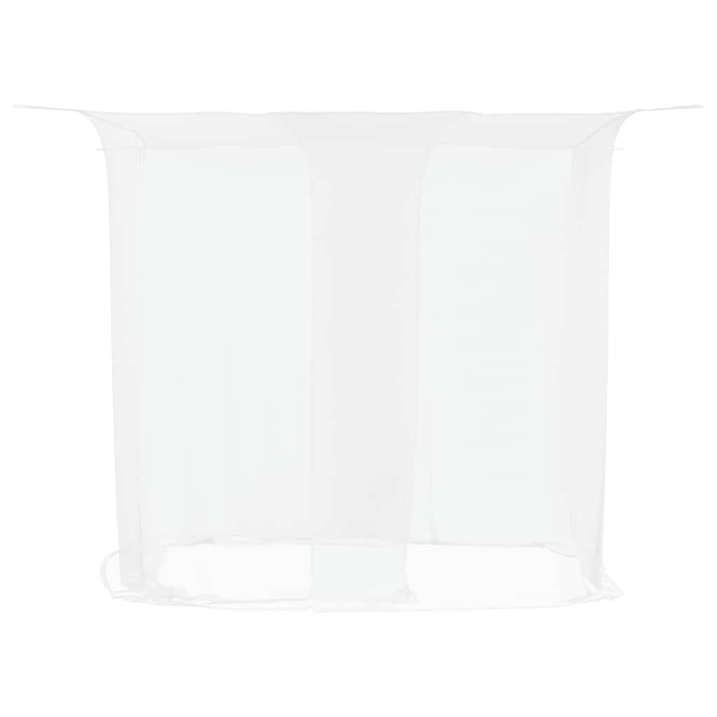 Rede mosquiteira suspensa malha branco 220x120x150 cm