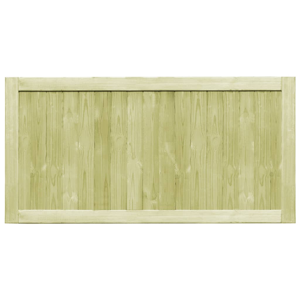 Portões de jardim 2 pcs 300x75 cm pinho impregnado