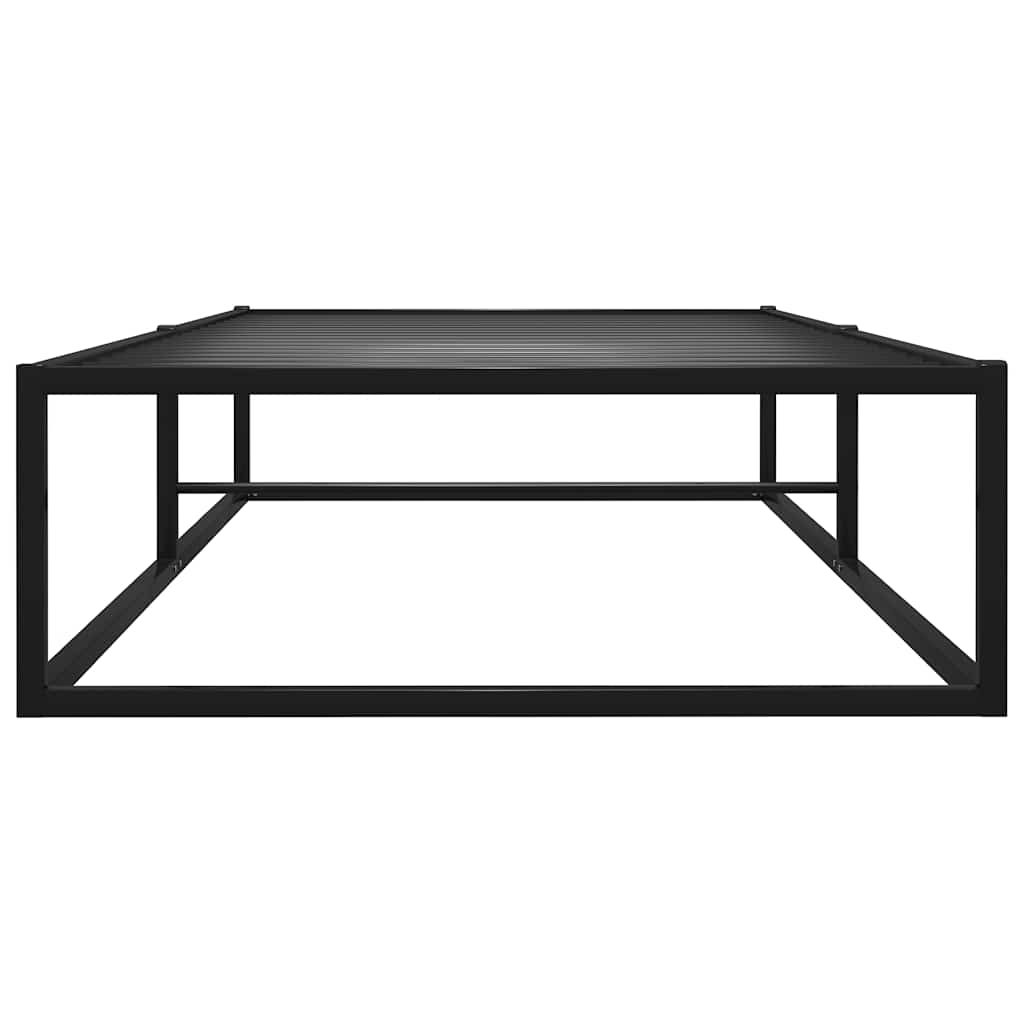 Estrutura de cama 100x200 cm metal preto