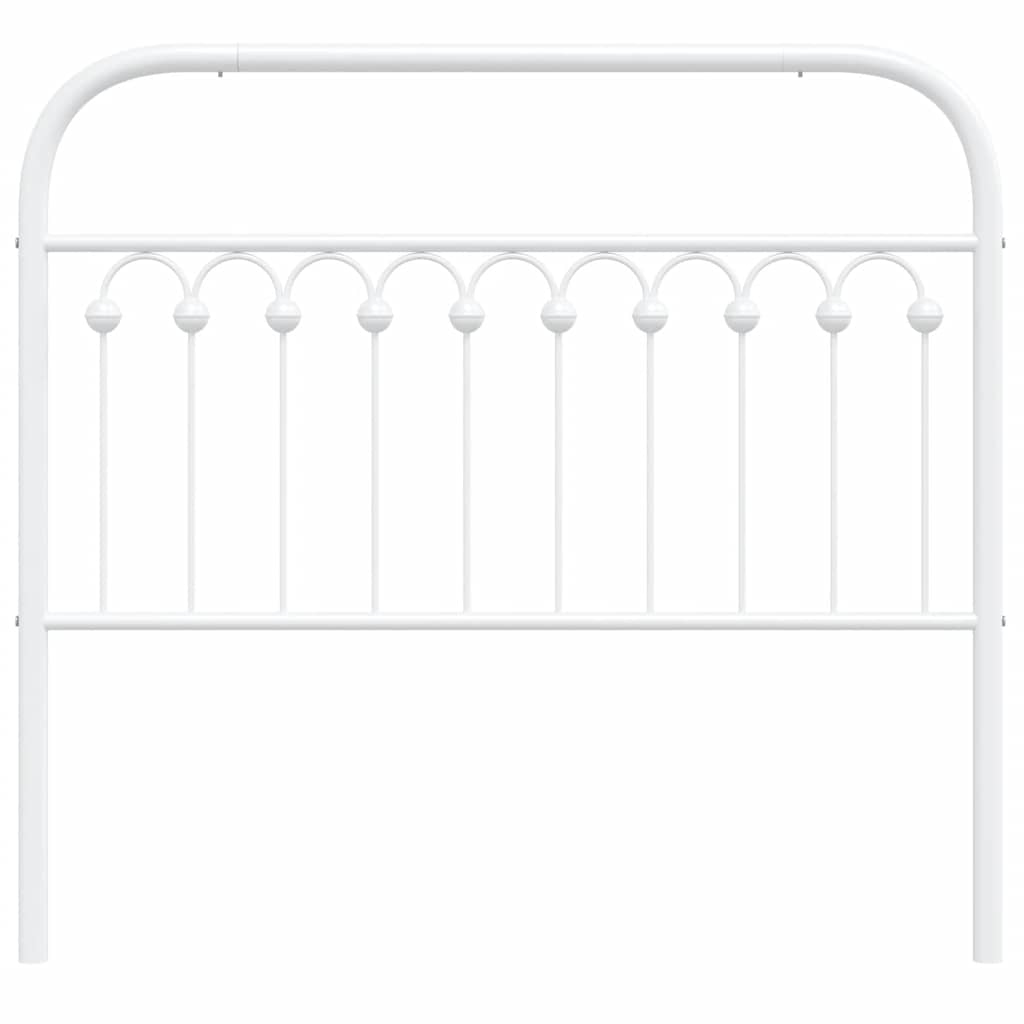 Cabeceira de substituição 107 cm metal branco