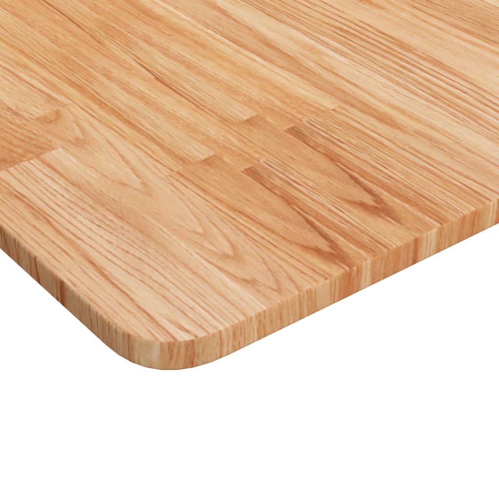 Tampo mesa quadrado 60x60x1,5cm carvalho tratado castanho-claro