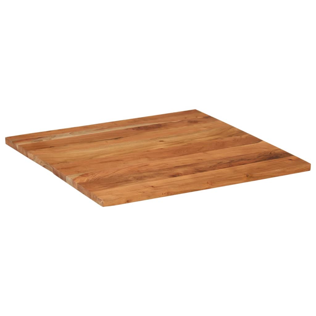 Tampo de mesa quadrado 90x90x3,8 cm madeira de acácia maciça