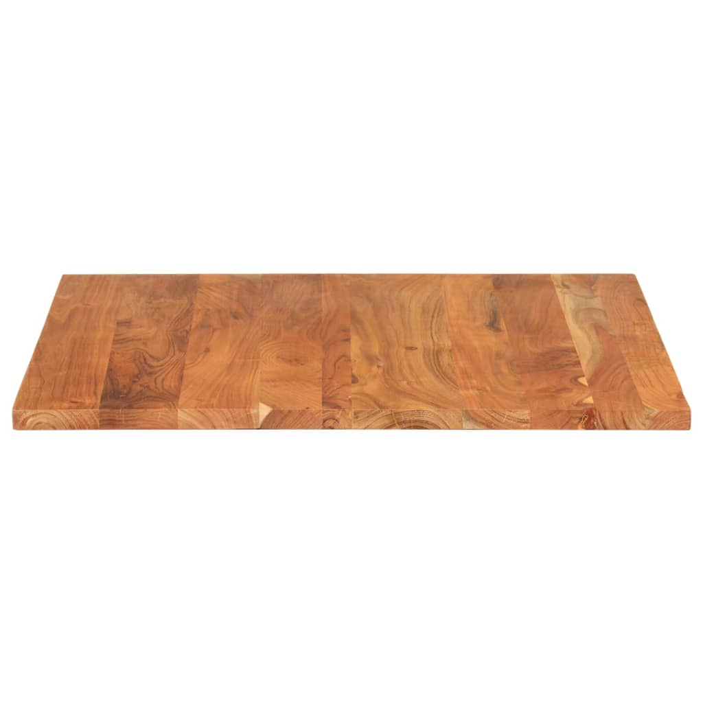 Tampo de mesa quadrado 90x90x3,8 cm madeira de acácia maciça
