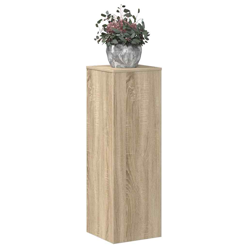 Suporte p/plantas 33x33x100cm derivados madeira carvalho sonoma