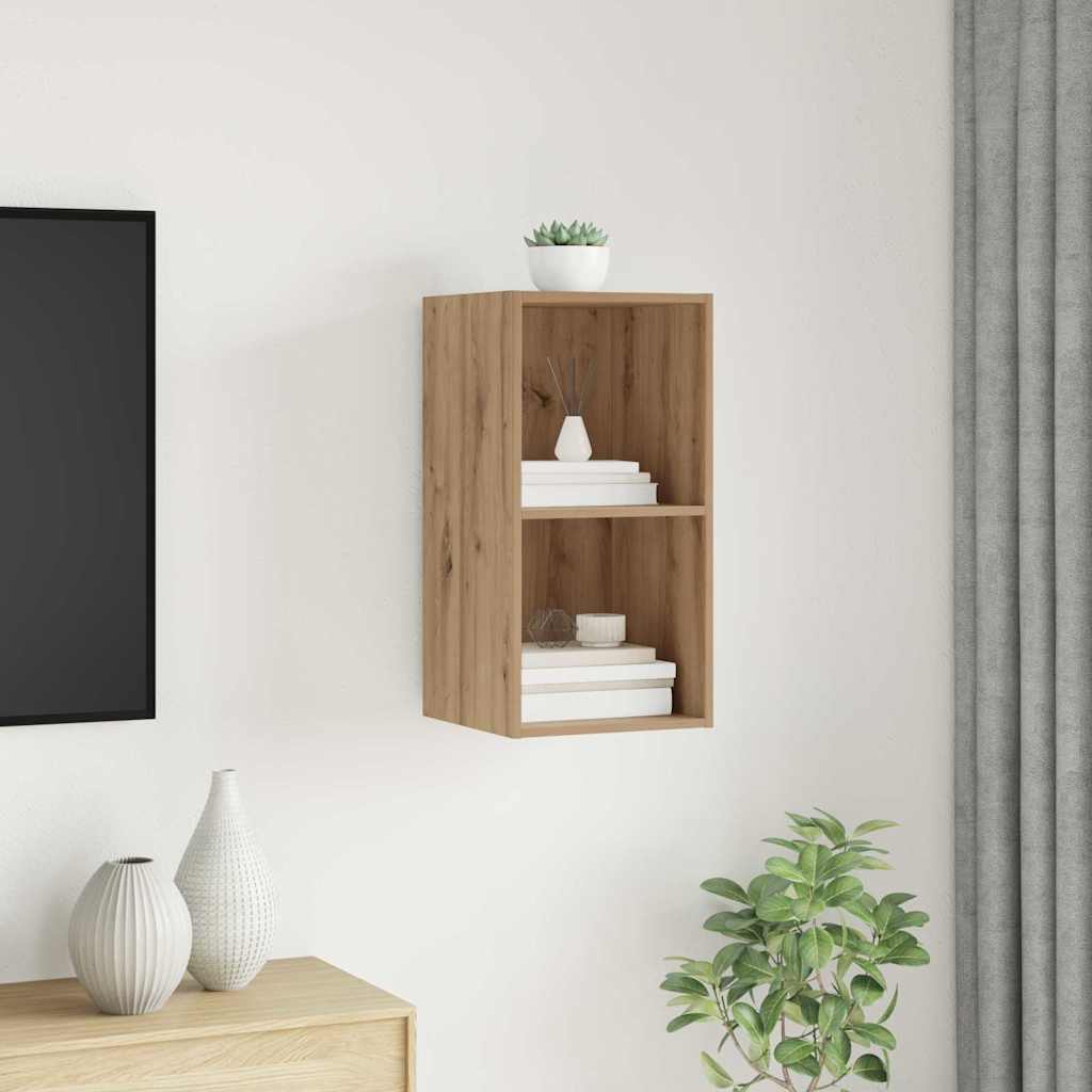 Conjunto de móvel de TV 37 x 37 x 72 cm carvalho artesanal
