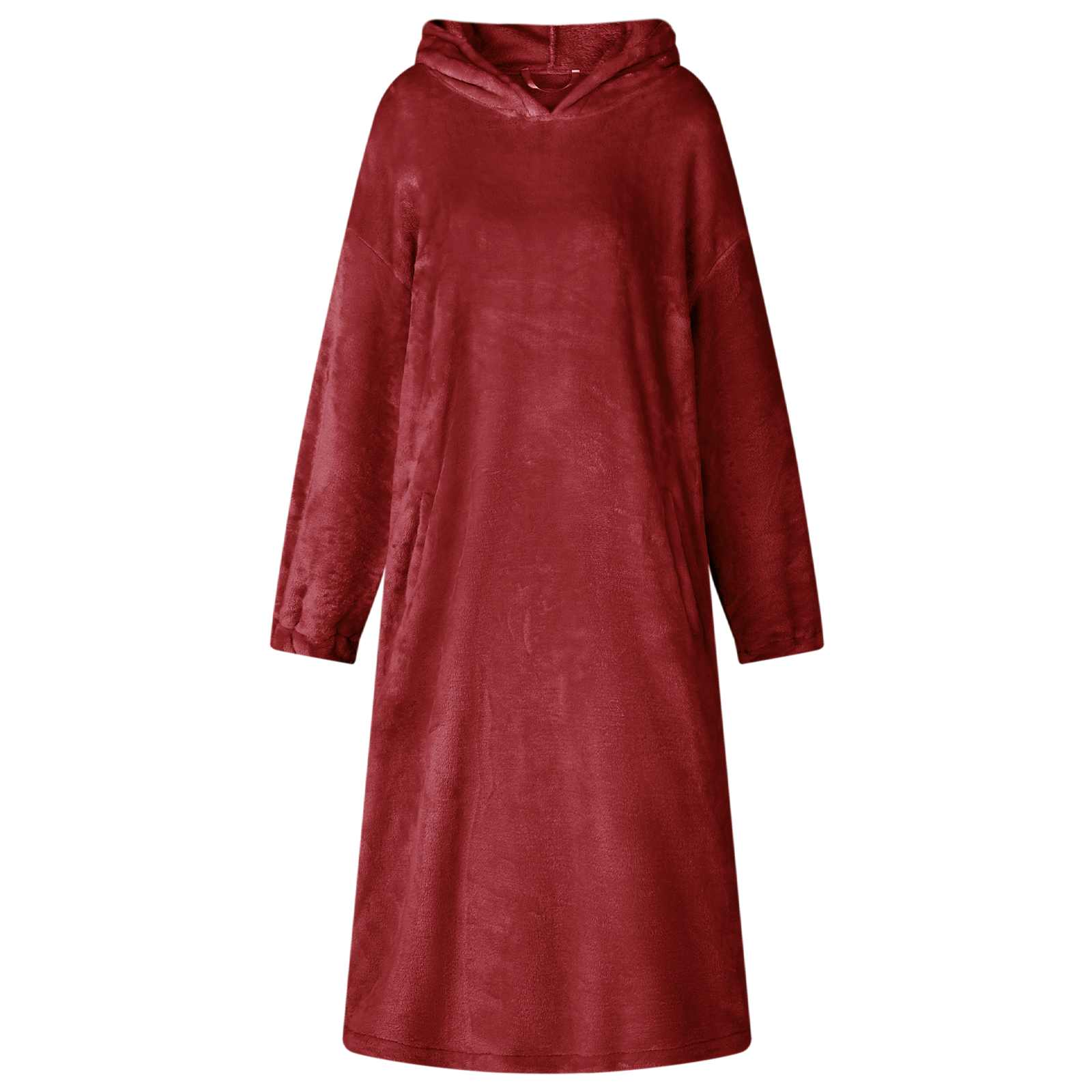 Sweatshirt manta vermelho bordeaux s flanela