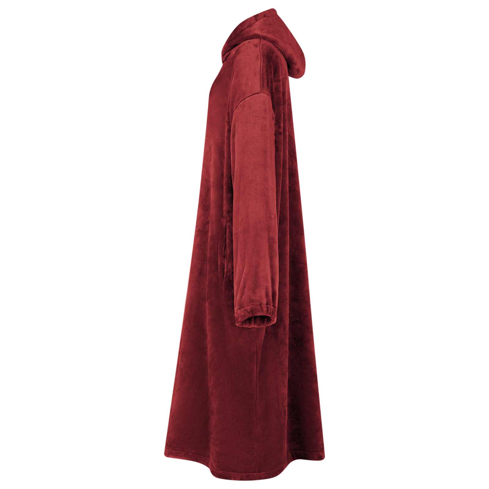 Sweatshirt manta vermelho bordeaux s flanela