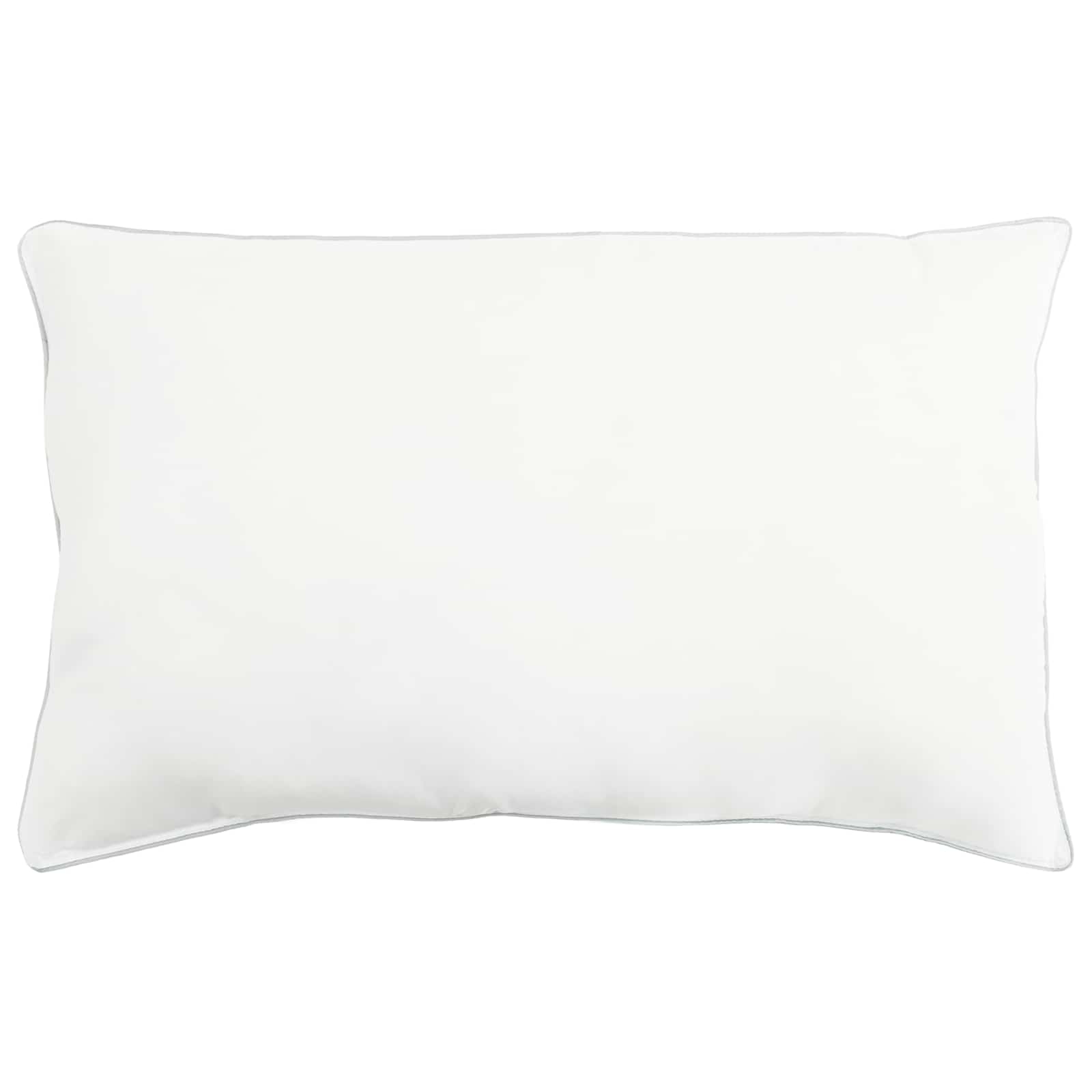 Almofada branco 40 x 80 cm fibra de bambu