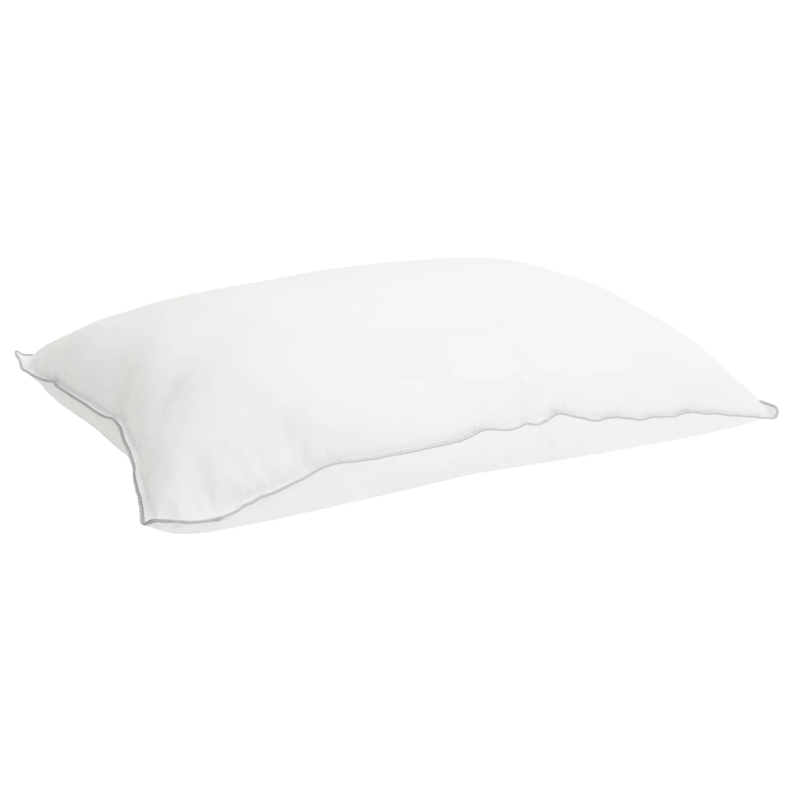 Almofada branco 40 x 80 cm fibra de bambu