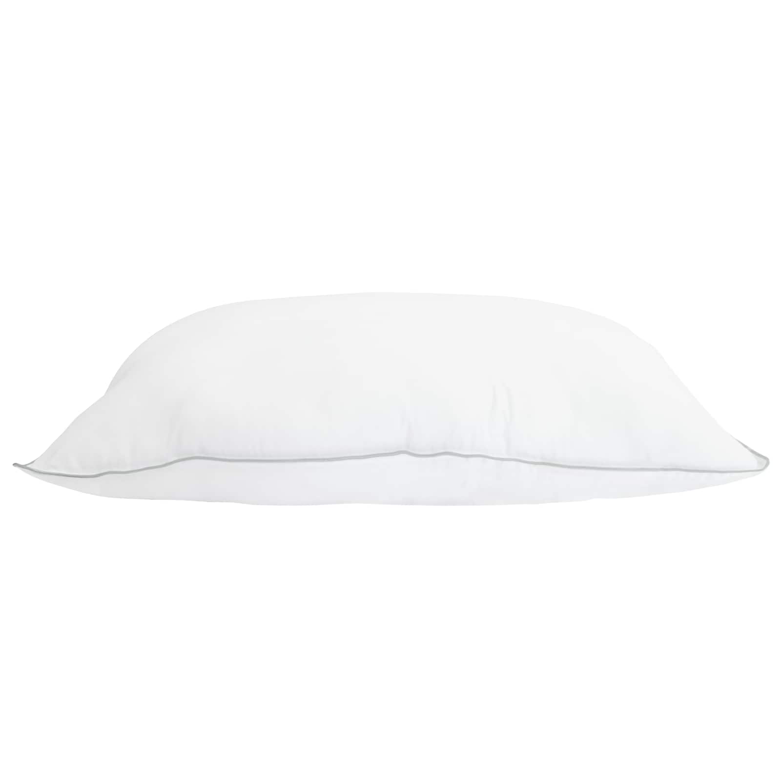Almofada branco 40 x 80 cm fibra de bambu