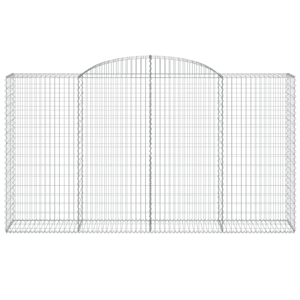 Cestos gabião arqueados 5pcs 300x50x160/180cm ferro galvanizado