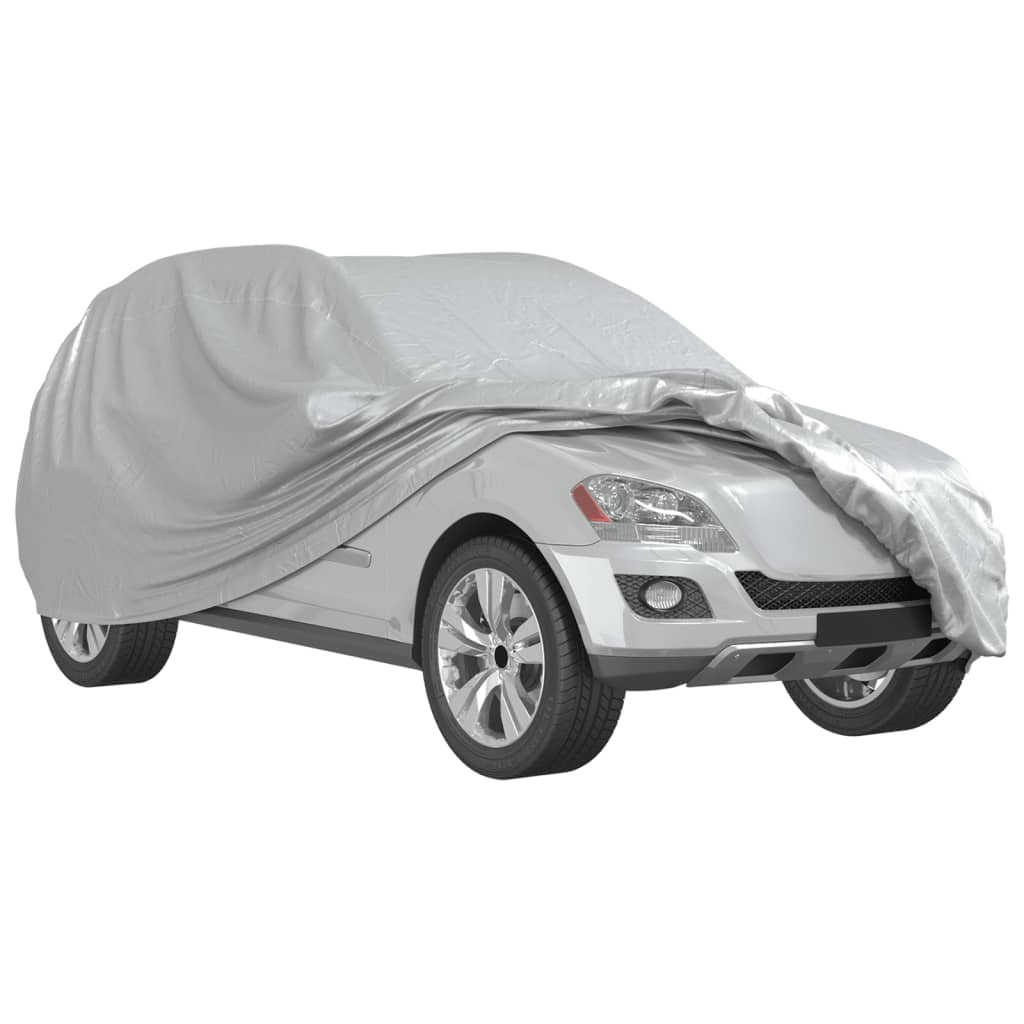Cobertura carro p/ suv c/ cintas de fivela xxl peva prateado