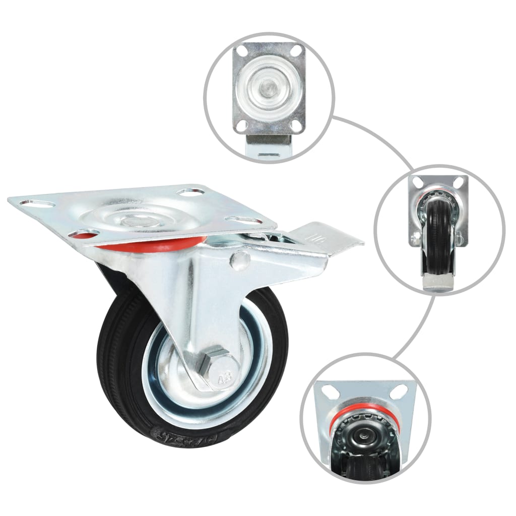16 Pcs rodas 75 mm