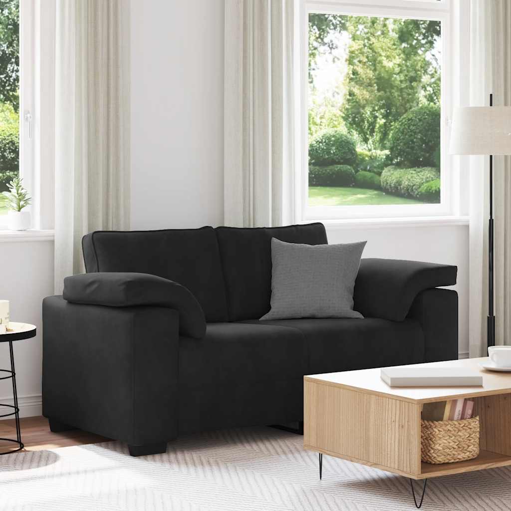 Sofá-luvas 160x77x82 cm veludo preto