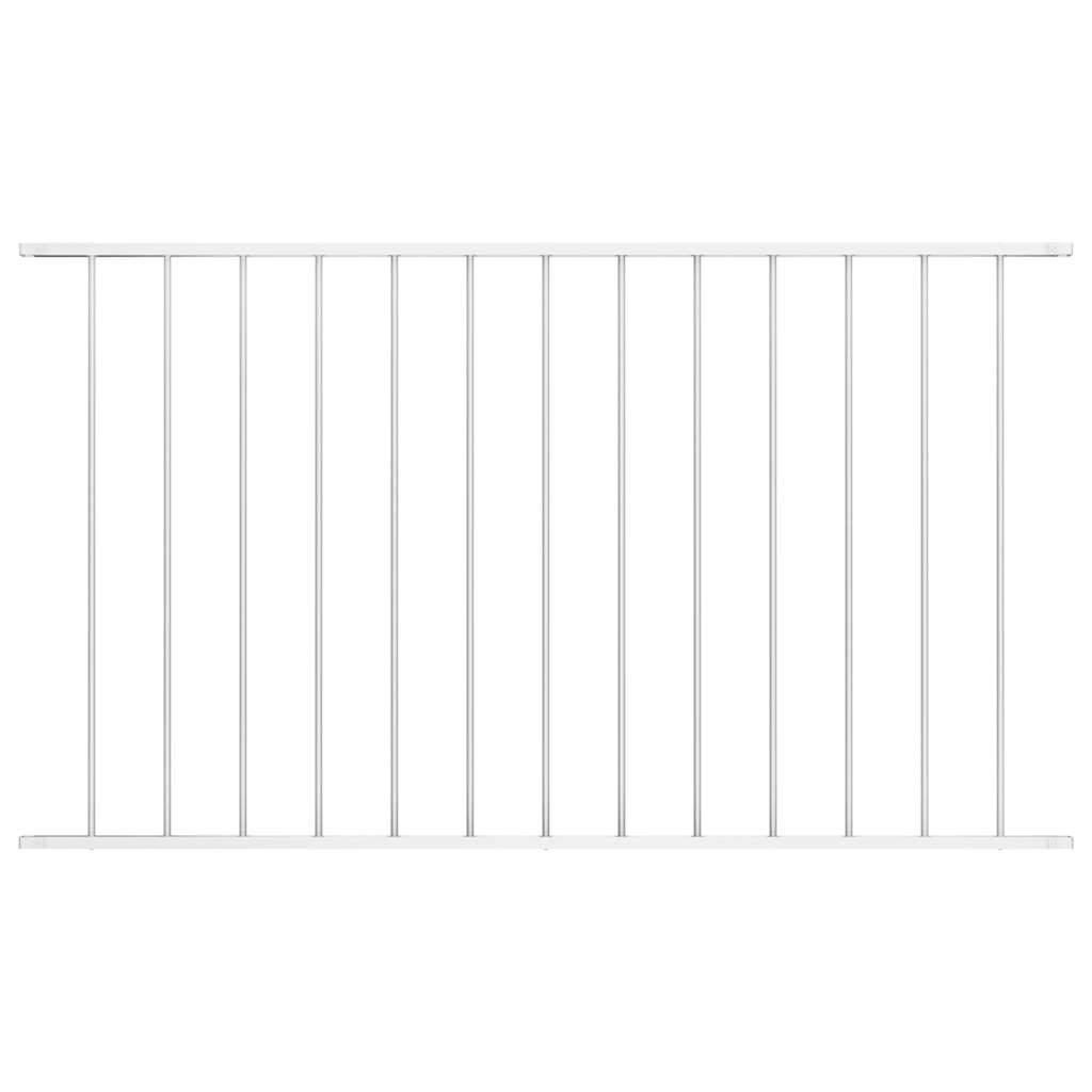 Painel de vedação woerden em aço revestido a pó, 163x117 cm, branco