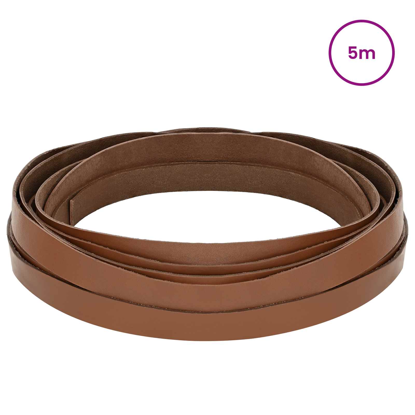 Pulseira de couro castanho 500 x 1 cm couro