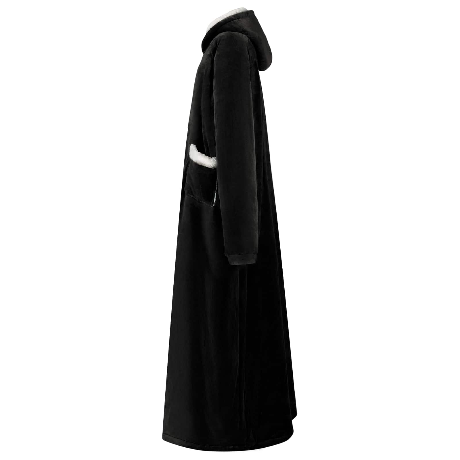 Sweatshirt manta preto l fleece e flanela