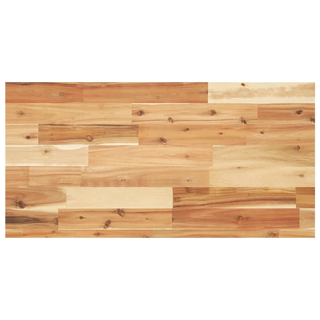 Tampo p/ móvel de wc 100x40x4cm acácia maciça acabamento a óleo