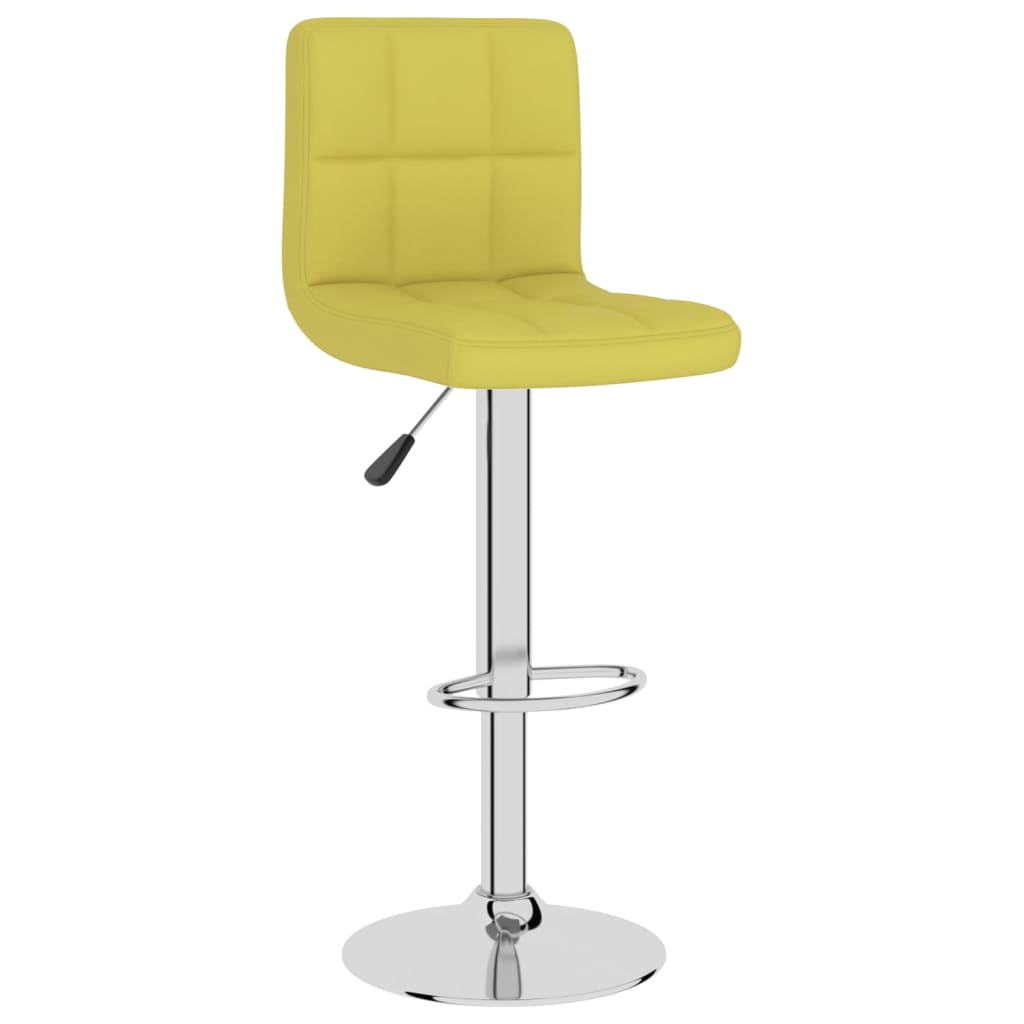 Bancos de bar 2 pcs tecido verde
