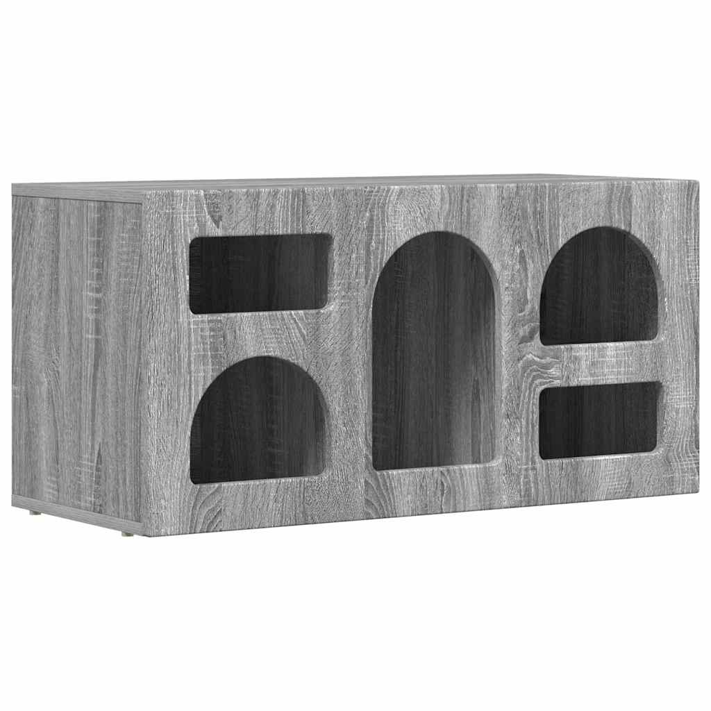 Gabinete para TV elst 80 x 35 x 40 cm cinza sonoma