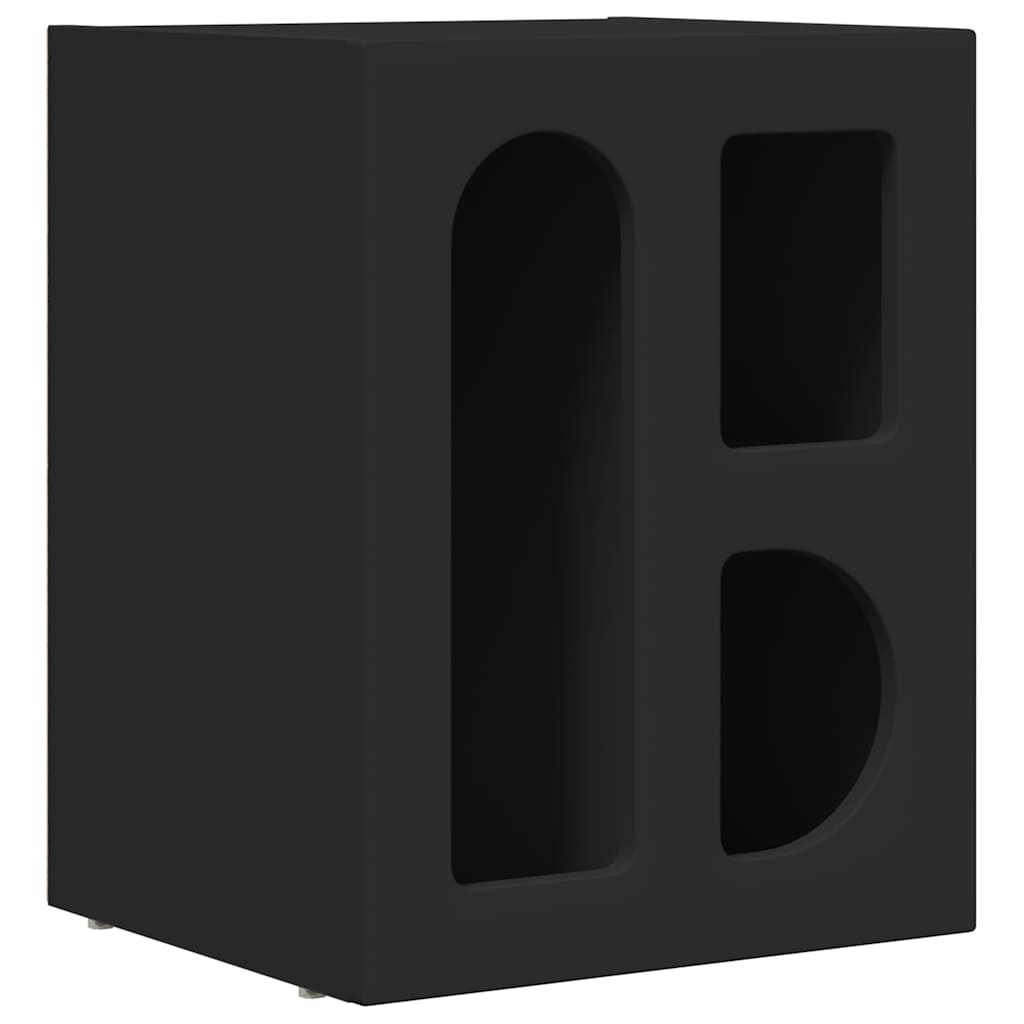 Mesa-de-cabeceira elst preto 40 x 35 x 50 cm