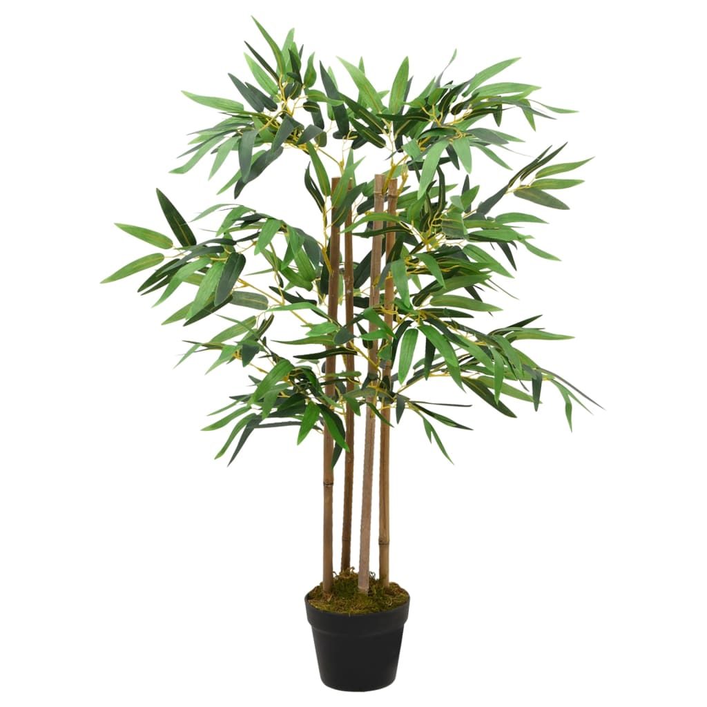 Planta de bambu artificial twiggy com vaso 90 cm