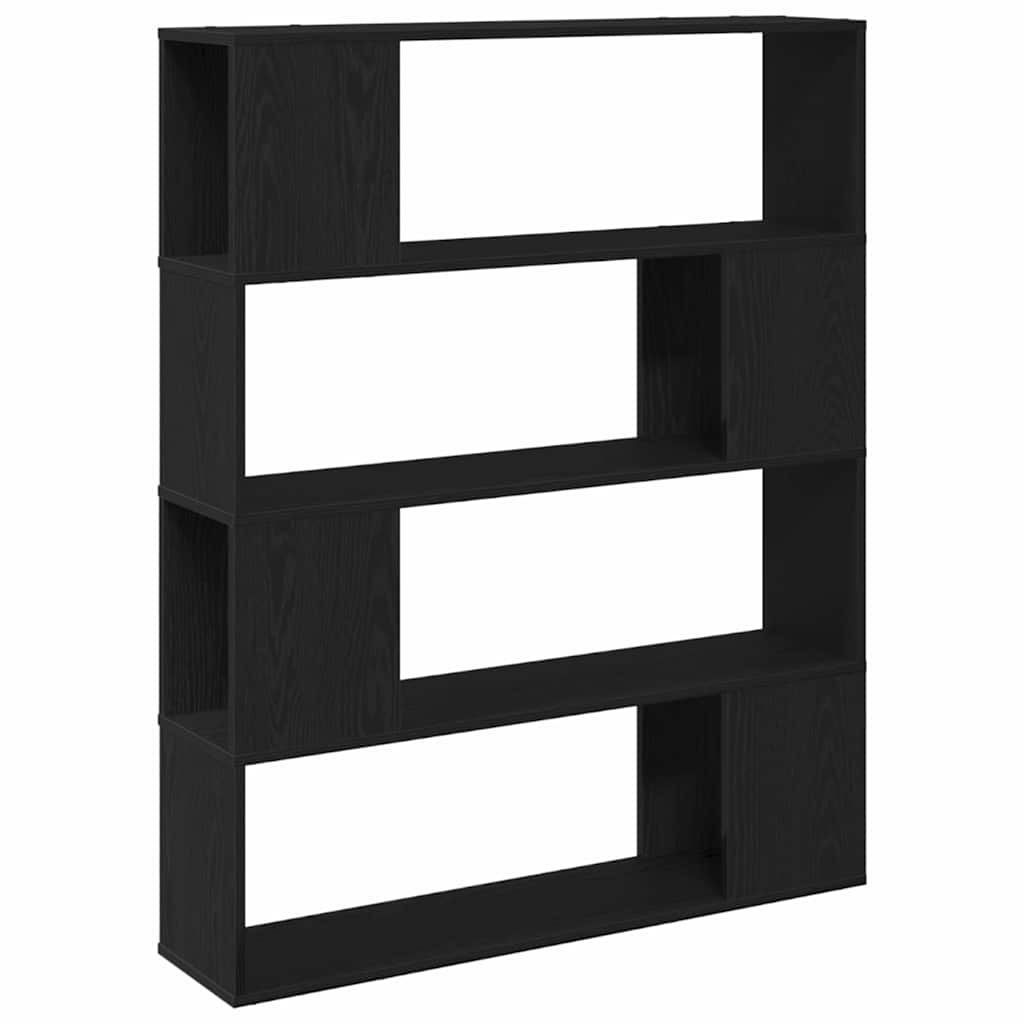Conjunto de móvel de TV 100 x 24 x 124,5 cm carvalho preto