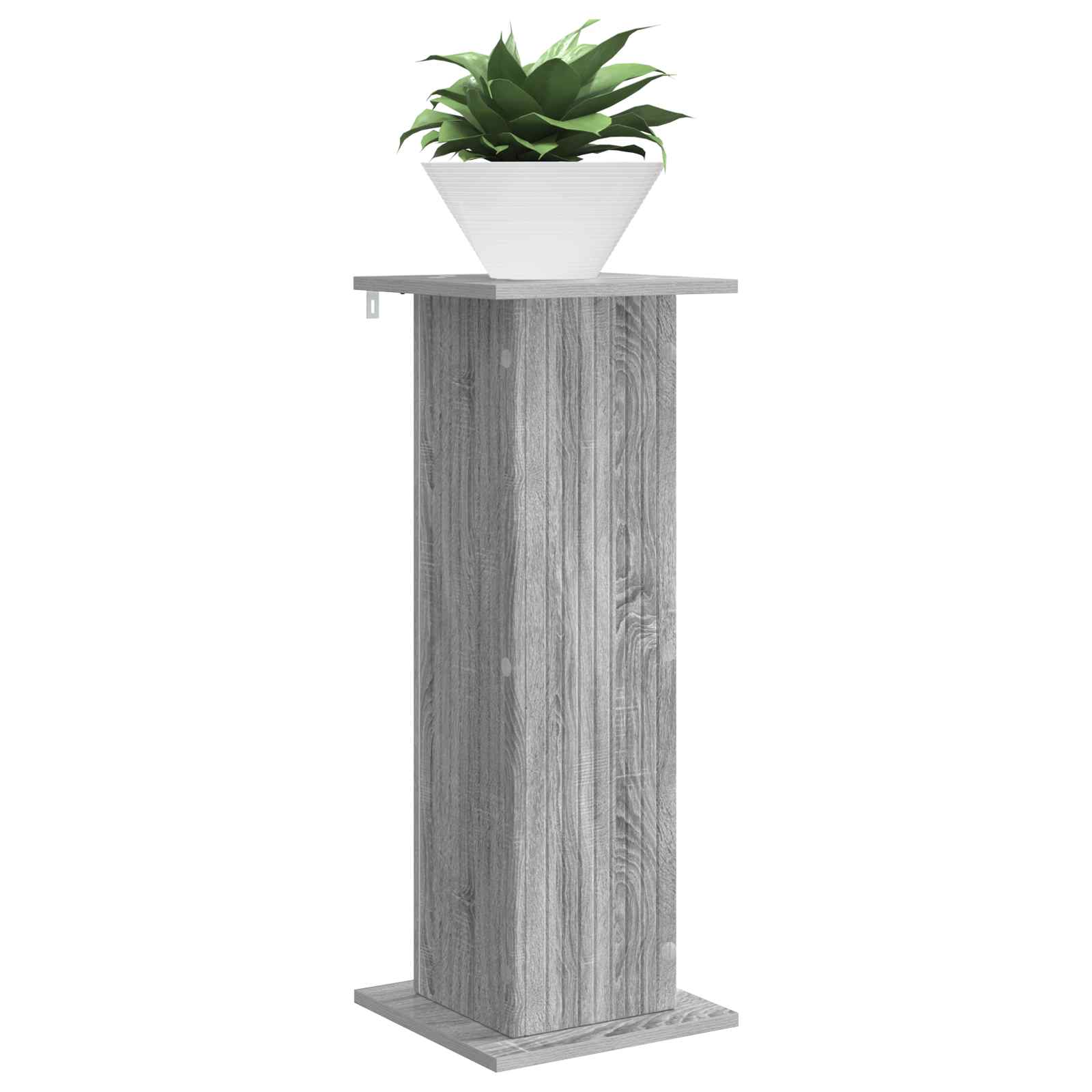 Suporte para plantas 2 unid. sonoma cinzento