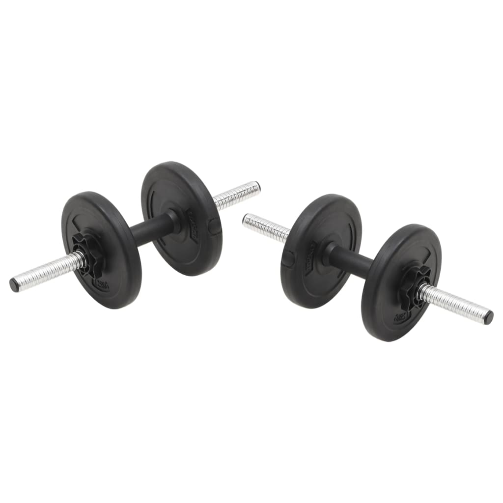 Conjunto de barras e discos 30 kg