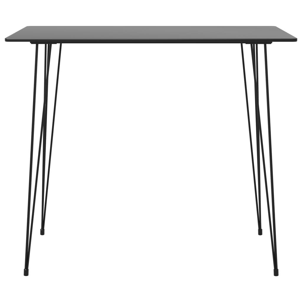 7 Pcs conjunto de bar preto e cinzento