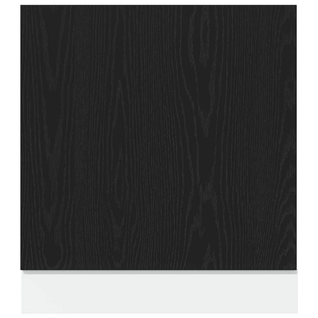 Painel para lava-louças lyon carvalho preto 60x1,5x67 cm madeira engenheirada