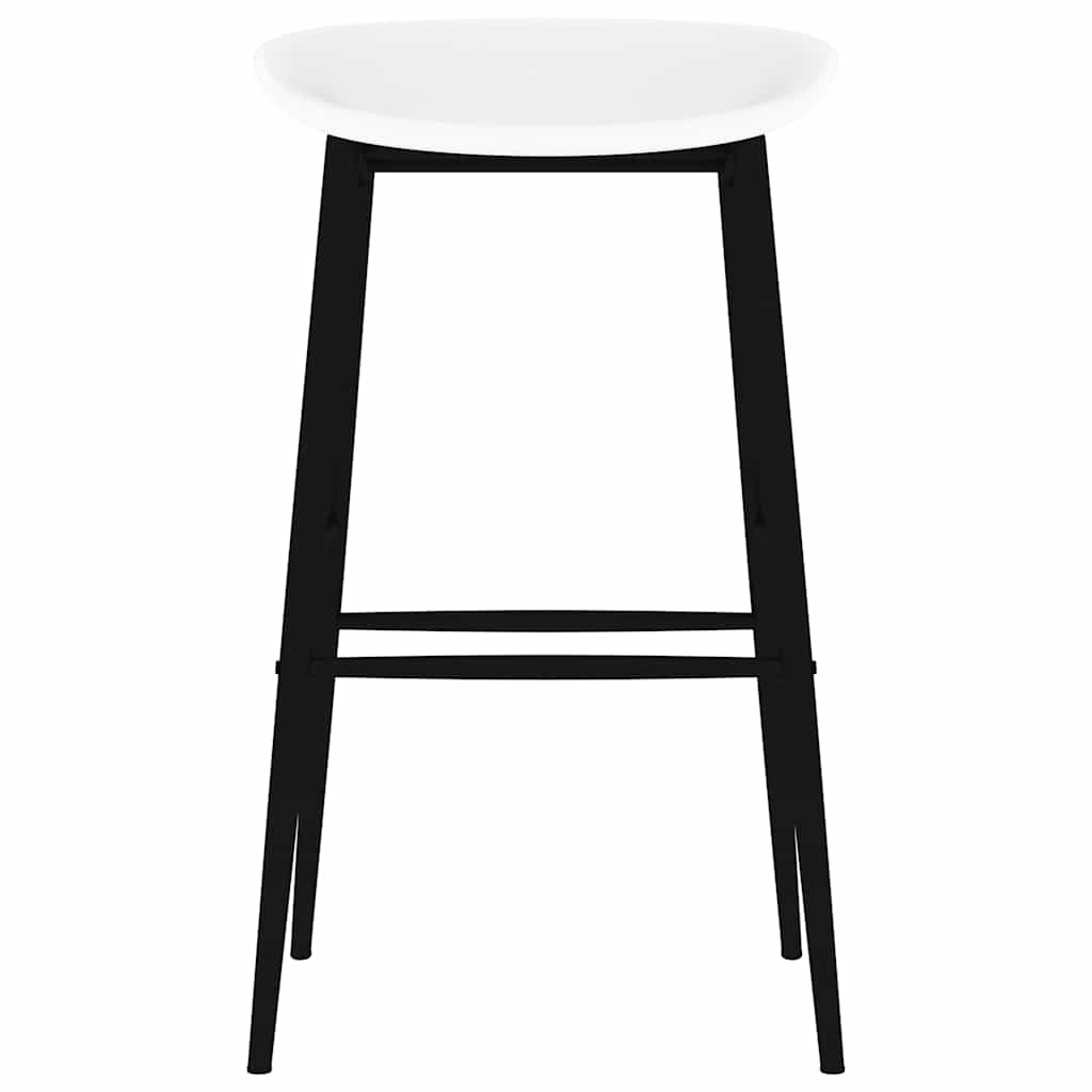 Cadeiras de bar 2 pcs branco