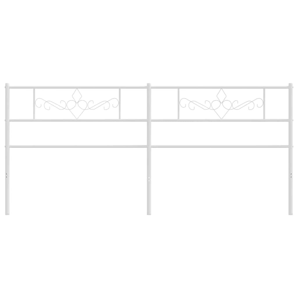 Cabeceira de substituição 180 cm metal branco