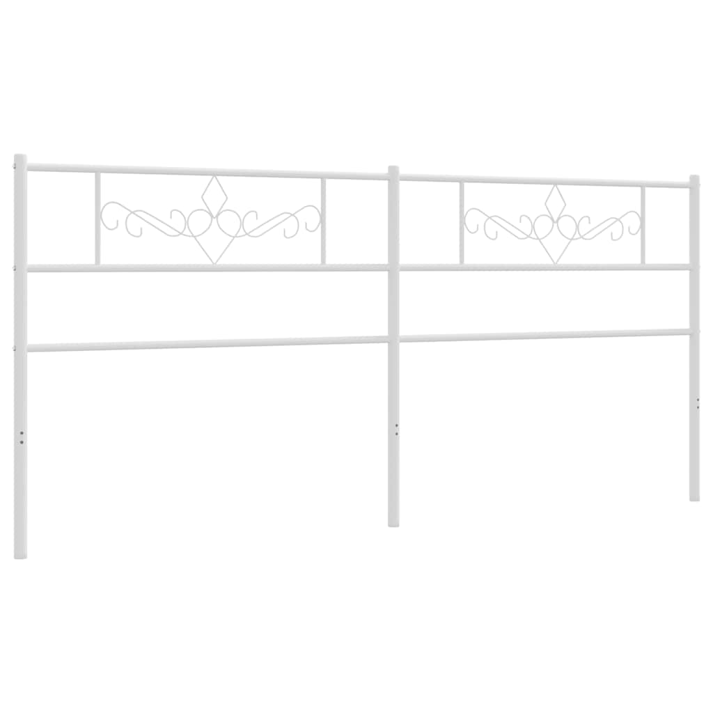 Cabeceira de substituição 180 cm metal branco