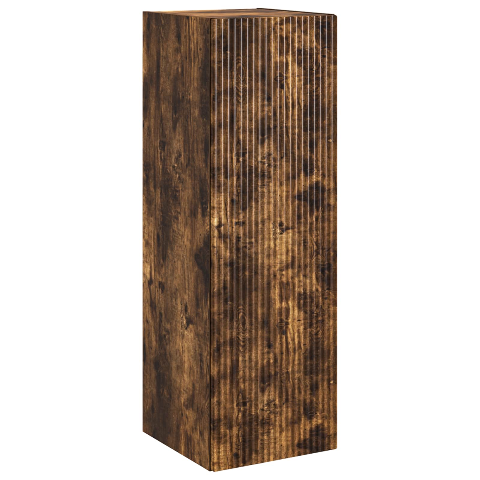 Gabinete de banheiro suspenso carvalho fumado 33 x 34,5 x 60 cm