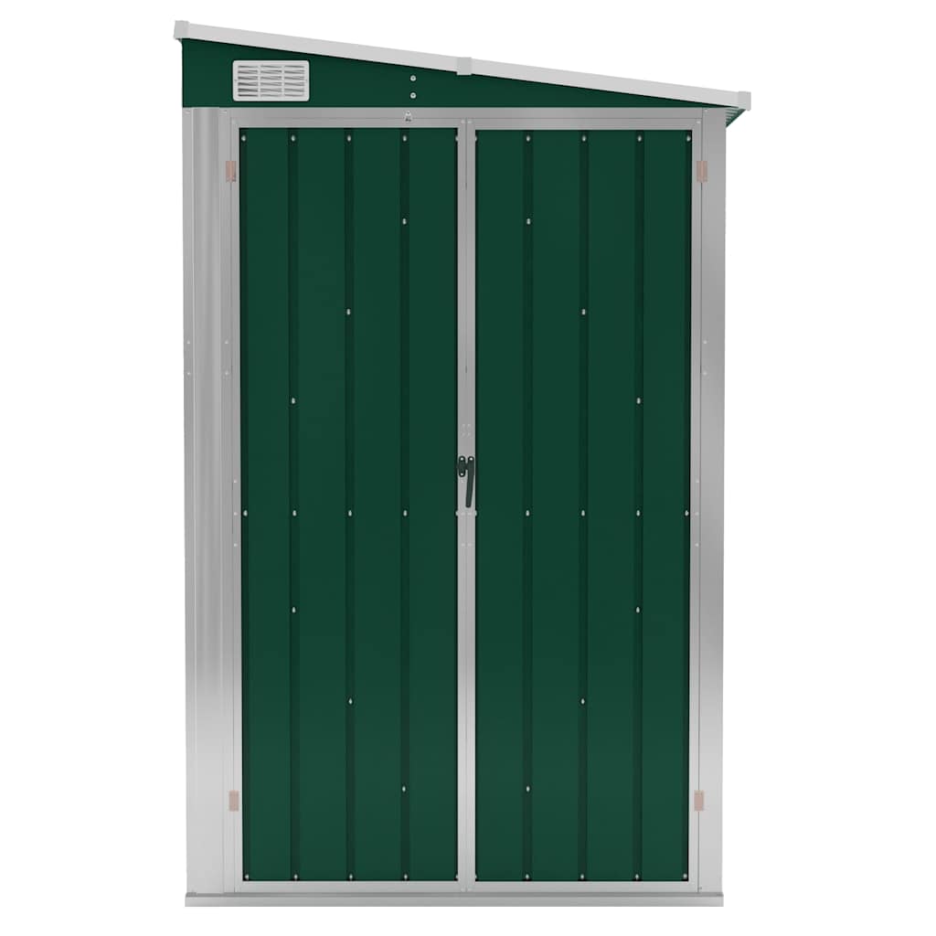 Abrigo suspenso p/ jardim 118x288x178 cm aço galvanizado verde