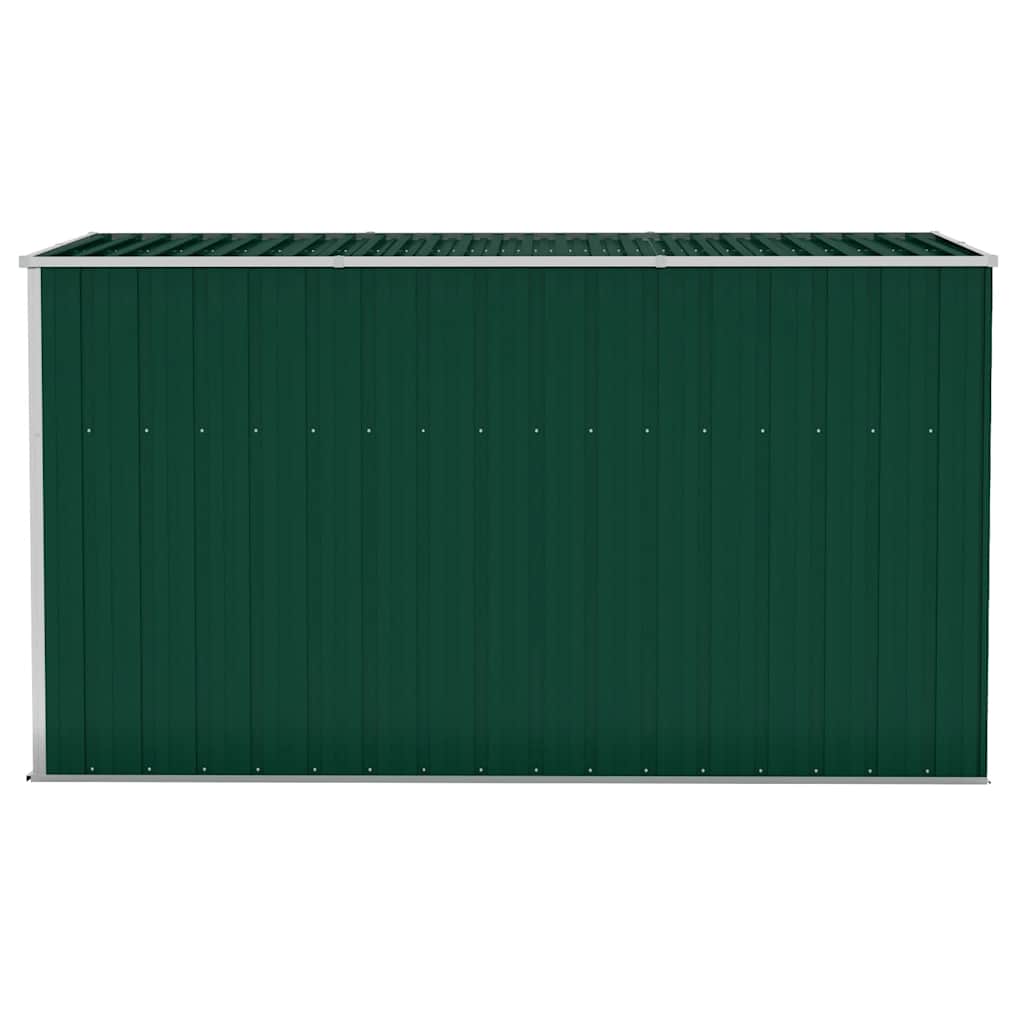 Abrigo suspenso p/ jardim 118x288x178 cm aço galvanizado verde
