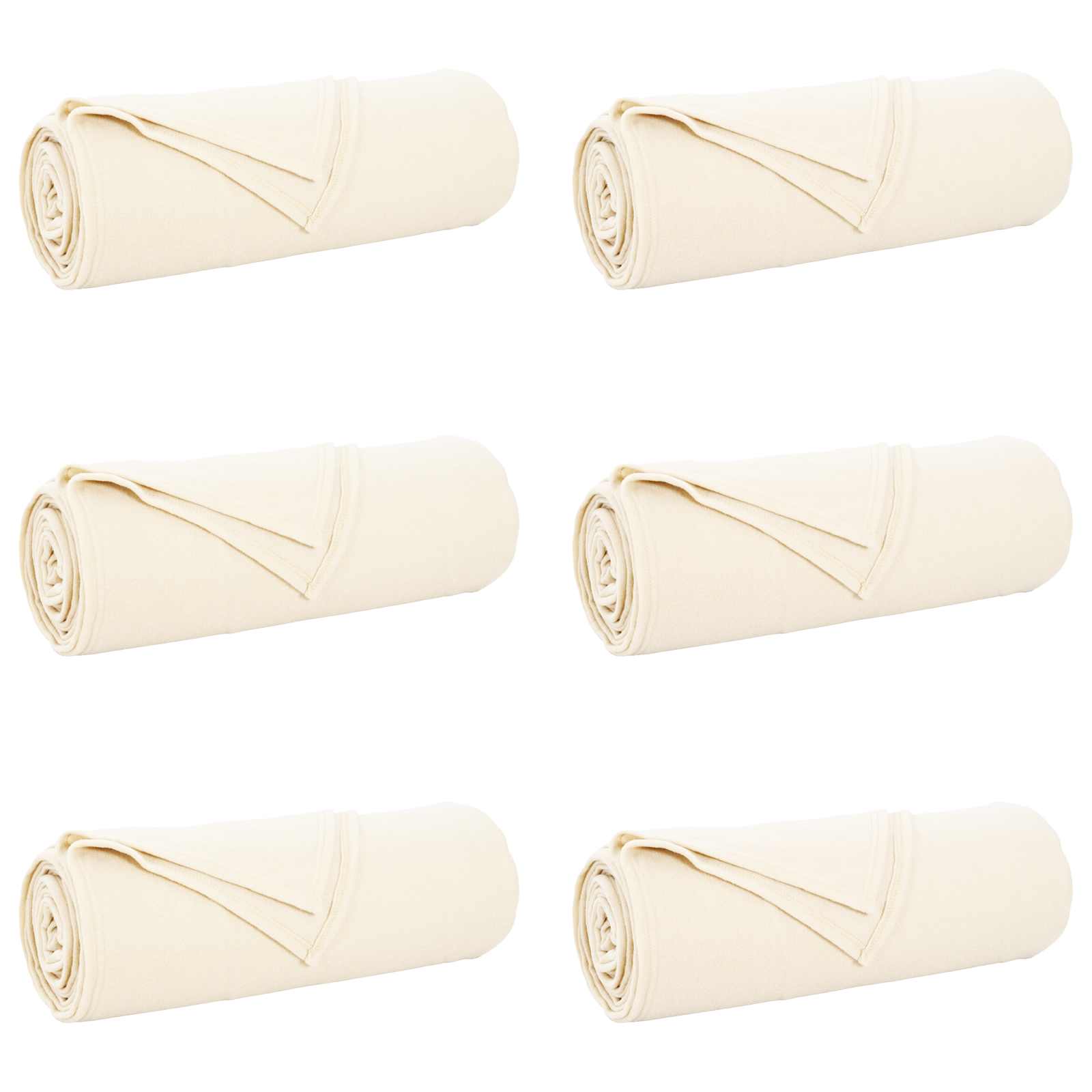 Cobertores de sofá 6 unid. creme 210 x 140 cm 2.48 lã