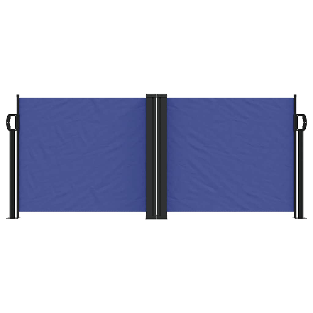 Toldo lateral retrátil 100x1000 cm azul