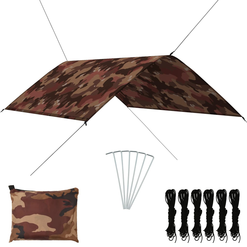 Lona de exterior 3x2 m camuflagem