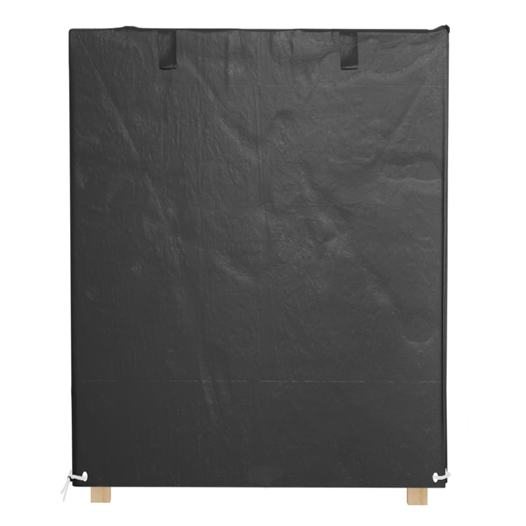 Capas p/ banco baloiço 2 pcs 8 ilhós 125x90x135/165 polietileno