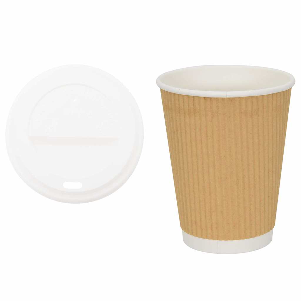 Copos de café de papel com tampas 1000 pcs 12oz 300ml