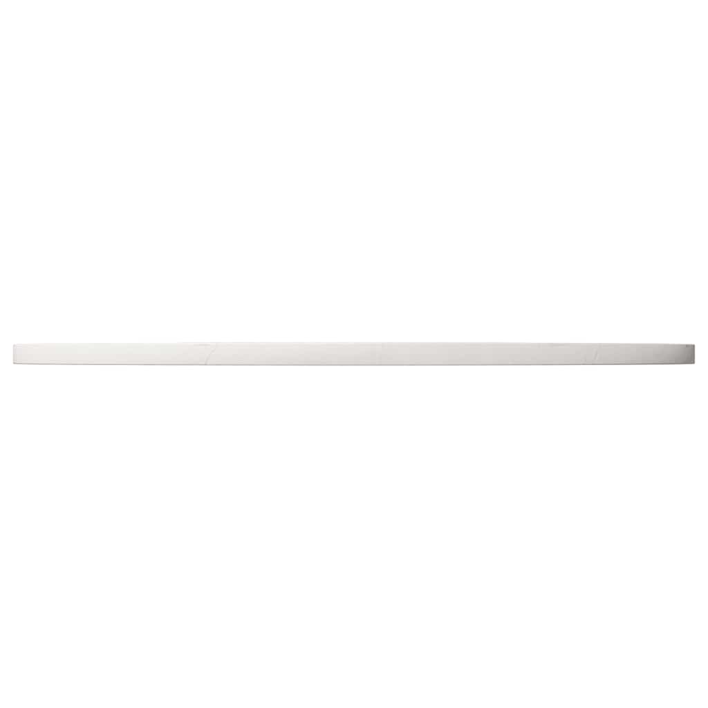 Tampo de mesa pinho maciço ø80x2,5 cm branco