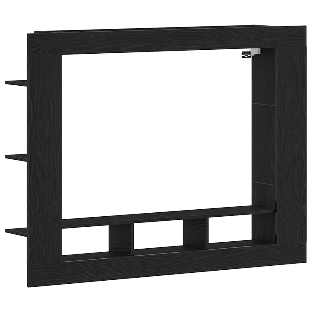 Gabinete para TV 152 x 22 x 113 cm carvalho preto