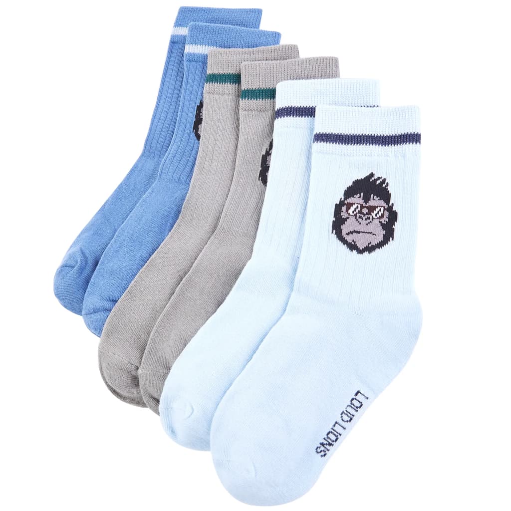 Meias para criança 5 pares ue 23-26