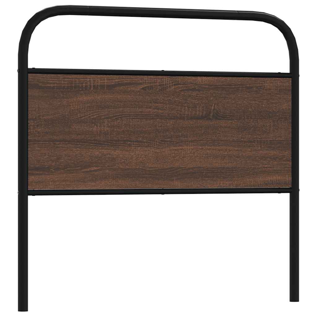 Cabeceira de substituição 100cm derivados madeira/aço carvalho castanho