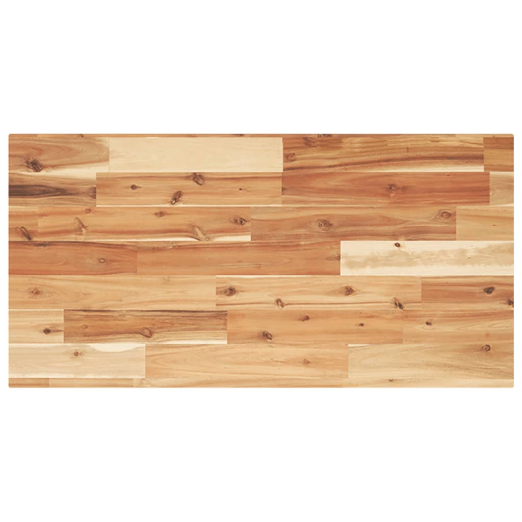 Tampo p/ móvel de wc 80x40x2 cm acácia maciça acabamento a óleo