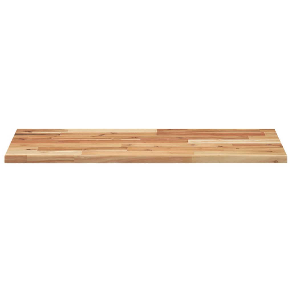 Tampo p/ móvel de wc 80x40x2 cm acácia maciça acabamento a óleo