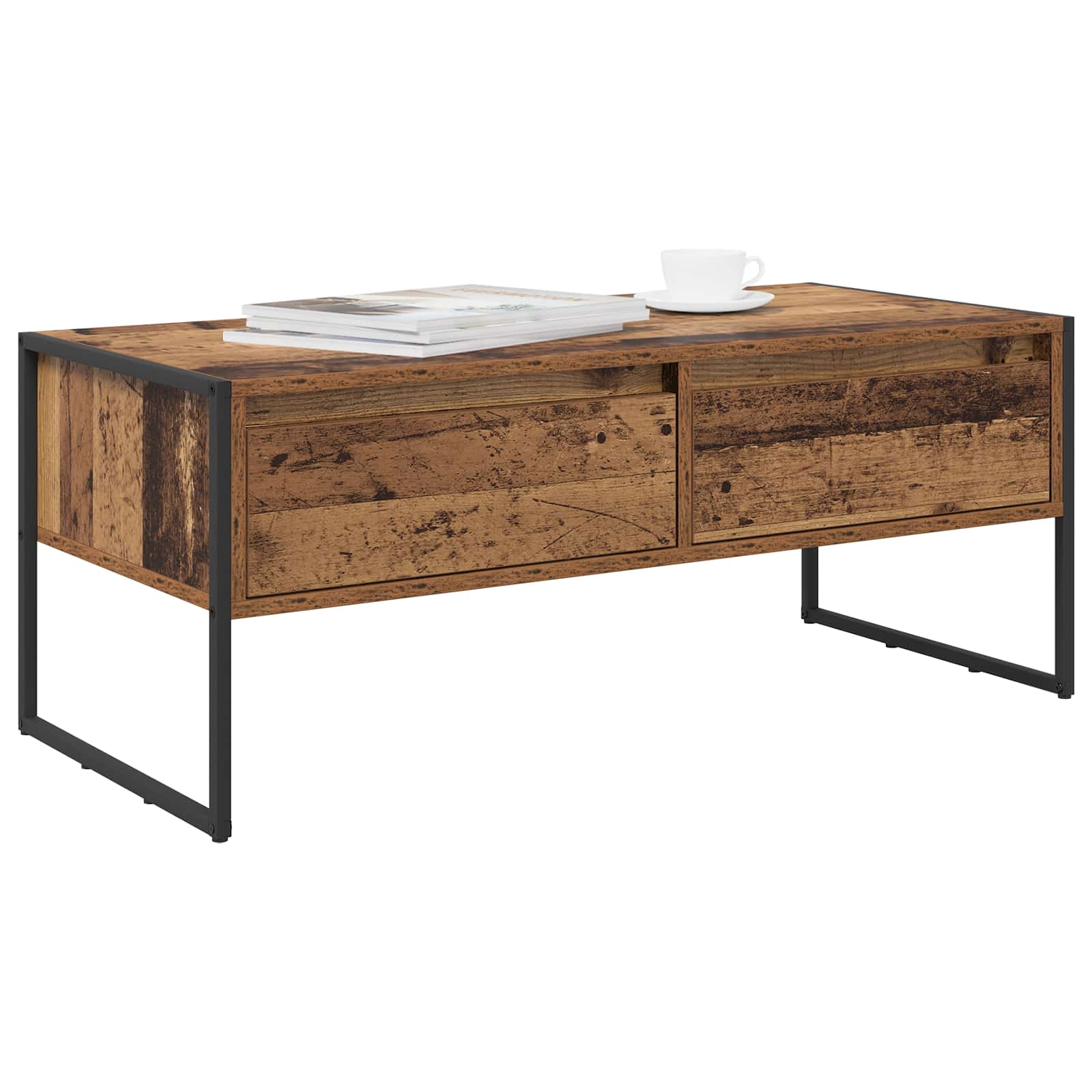 Mesa de centro madeira antiga 100 x 46 x 40 cm